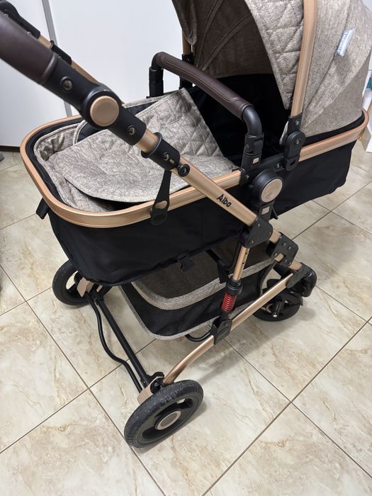 Carucior combinat Lorelli Premium Alba