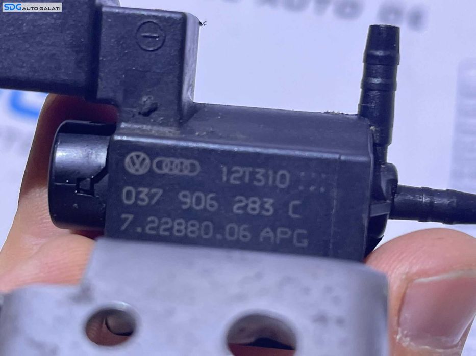 Supapa Electrovalva Convertor Presiune Vacuum Skoda Fabia 1.2 TDI CFW CFWA 2009 - 2015 Cod 037906283C [M5646]