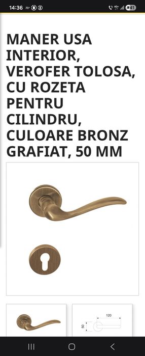 4 Seturi manere usi Verofer Italia NOI