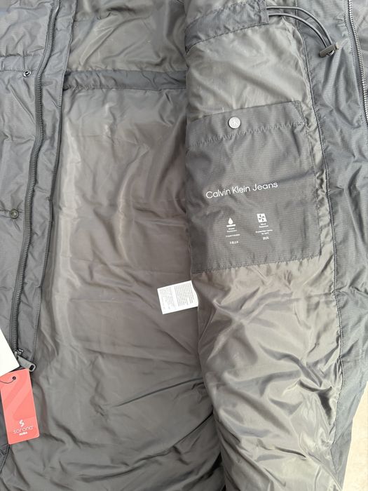Geaca lunga barbati neagra Calvin klein S , M
