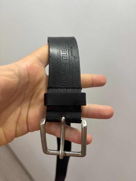 Curea Guess de piele naturală bărbați 100 cm