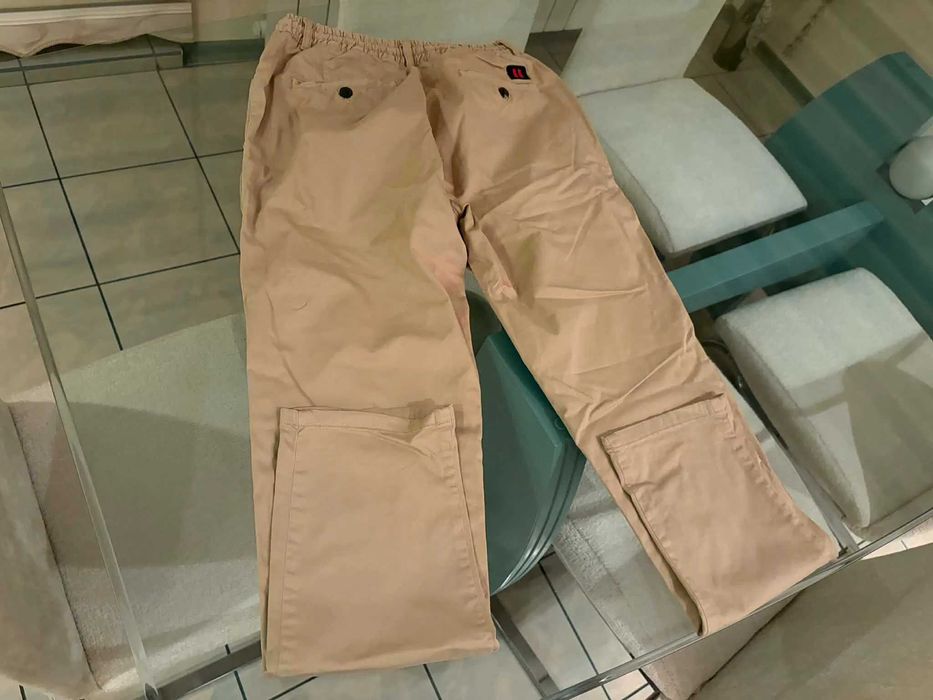 Комплект бежови къси и дълги панталони Pause Jeans и тениска Zara