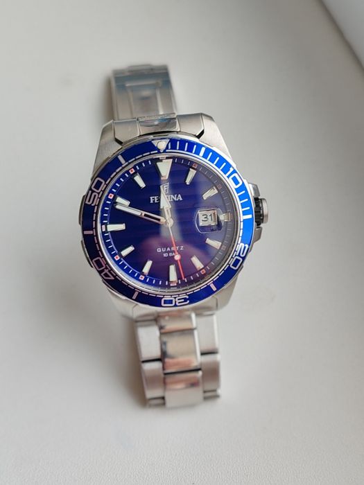 Ceas Festina Sport Diver Blue – 10 Bar – Oțel Inoxidabil – Stare Excel