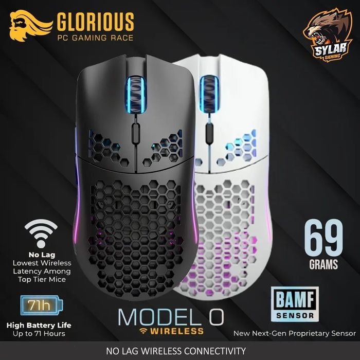 Glorious Model O Wireless СКИДКА Беспроводная мышка/мышь/вес 69грамм