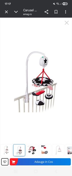 Carusel muzical „Sensory Toys“, Canpol babies NOU