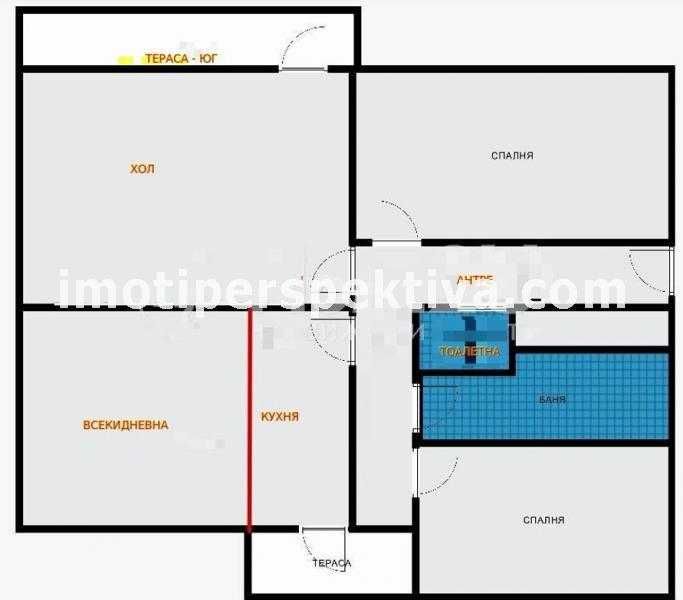 Продава се Тристаен апартамент в Пловдив, Център - 94 кв.м за 1737 €/кв.м - Снимка #13