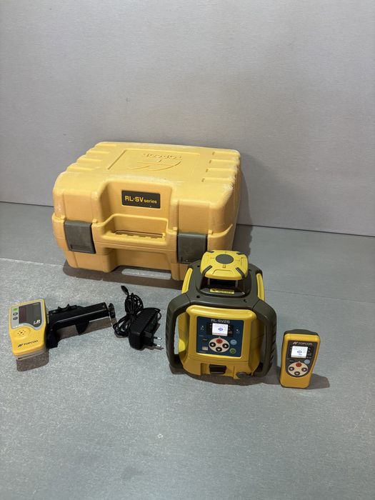 Nivela laser Topcon rl sv 2s canalizare dubla panta santiere industriale
