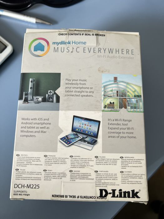 D-Link Mydlink Home Music Everywhere WiFi Audio Extender