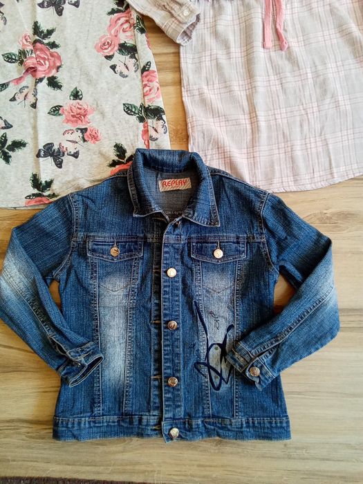 Две роклички и якенце 134 размер