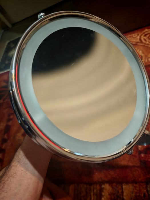 Oglinda cosmetica maritoare - 2 fete - Iluminare LED