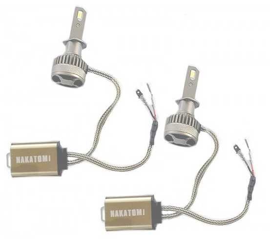 LED ЛЕД крушки X6 - NAKATOMI ( NAKAMOTO ) 60W H7,H1,H11,H4,HB3,HB4