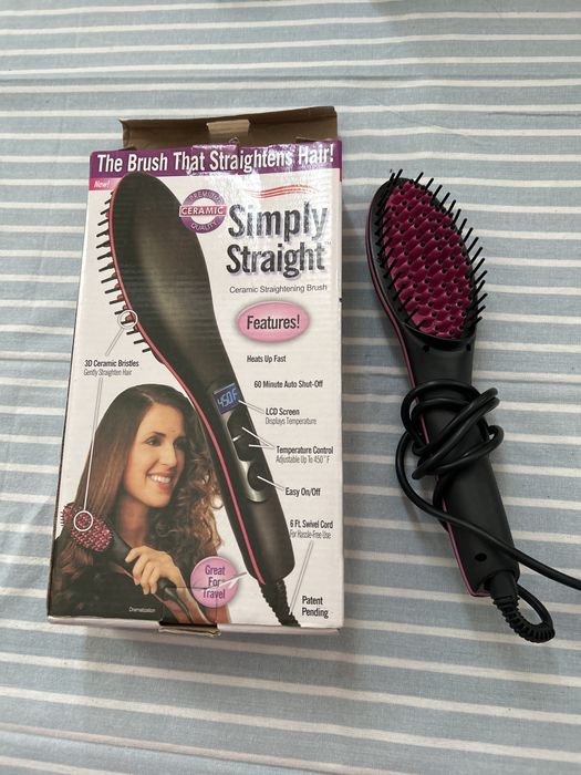 Perie electrică de îndreptat părul Simply Straight – ceramică