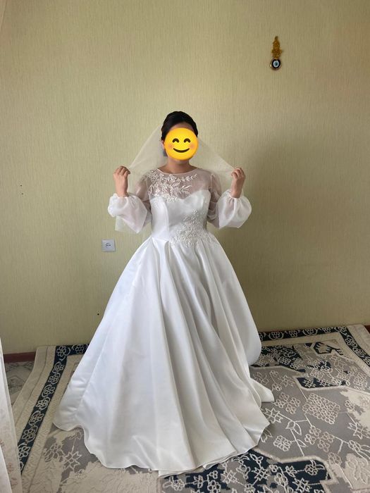 Продам свадебное платье размер 44-46