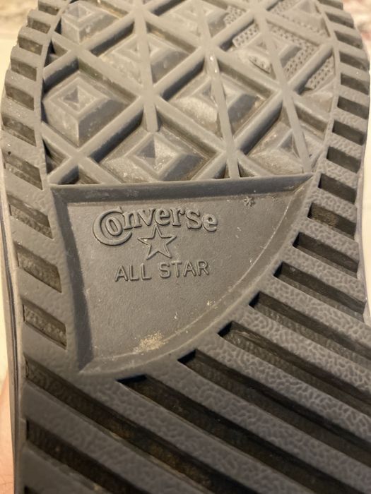 Ghete Converse All Star piele nr 44, groase, stare foarte buna