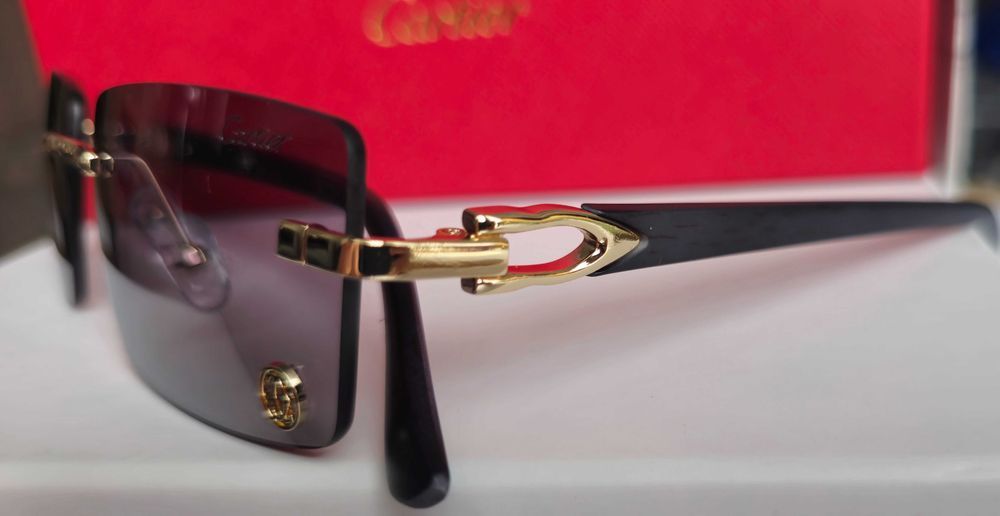 Ochelari de soare Cartier Horn Black