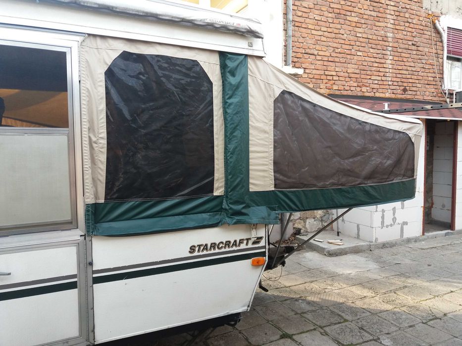 ПРОМОЦИЯлв!pop-up  Сгъваема каравана -ремарке с твърд покрив Starcraft