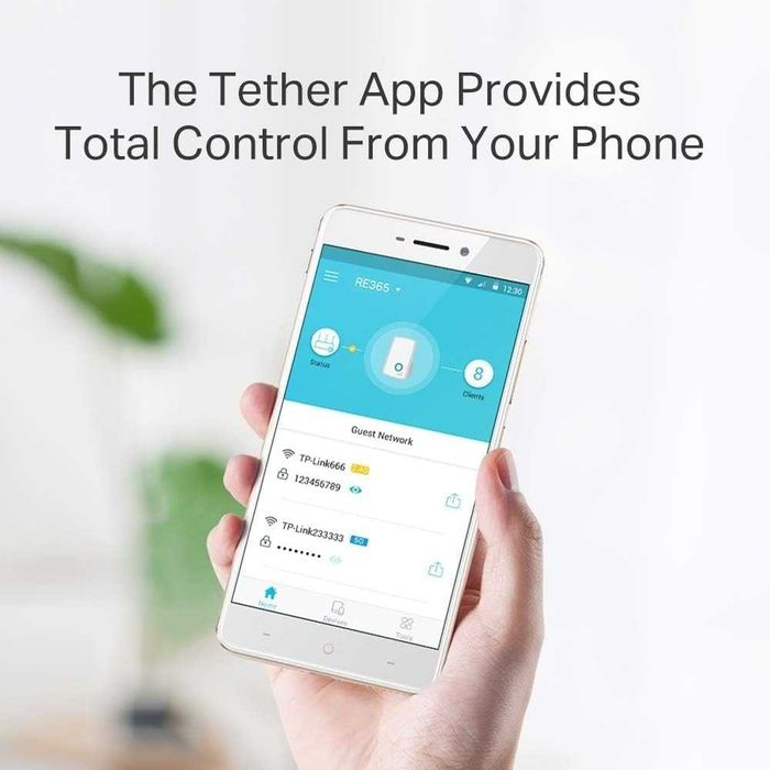 TP-Link WiFi ретранслатор AC1200 усилвател на сигнал с LAN порт