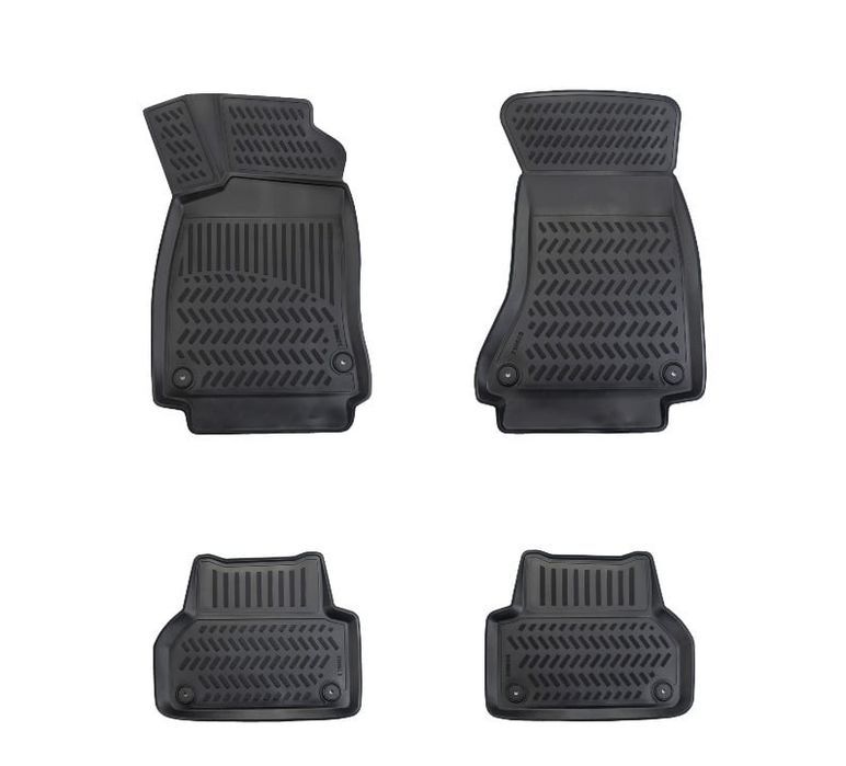 Covoare cauciuc stil tavita Audi A4 B9 2015-> ERK