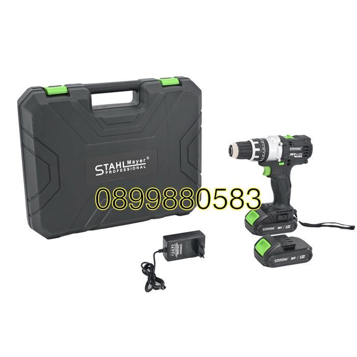 Акумулаторен Винтоверт 36V Комплект 111 части Stahlmayer