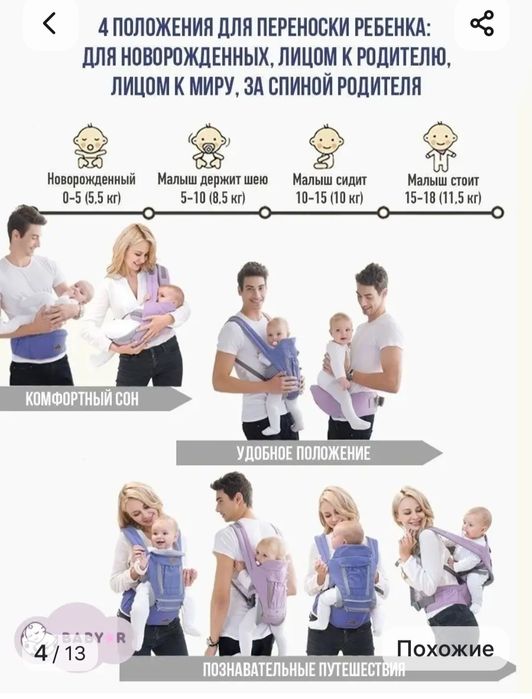 Продам рюкзак-кенгуру переноска