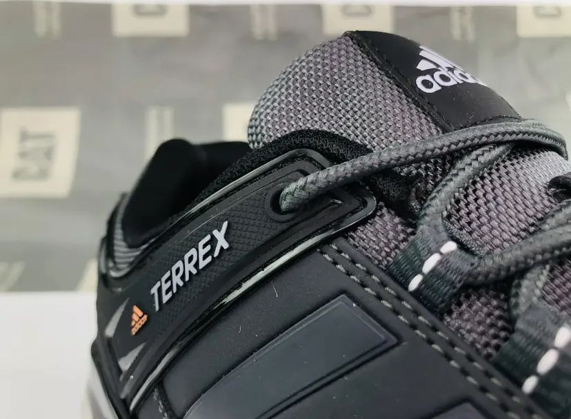 Кроссовки Adidas Terrex (Black/Orange) —