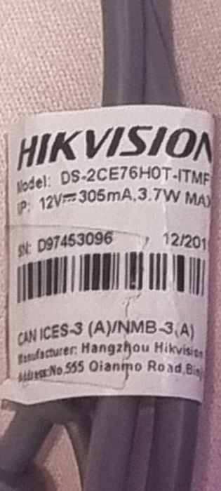 Camera supraveghere interior Hikvision DS-2CE76H0T-ITMFS, 5MP