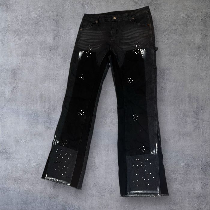 Jacheta chrome hearts si blugi zara oversized