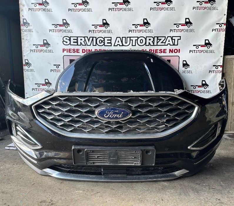 fata completa ford edge vignale negru 2019 2020 2021 bara fata 4 senzori faruri capota trager radiator aripi