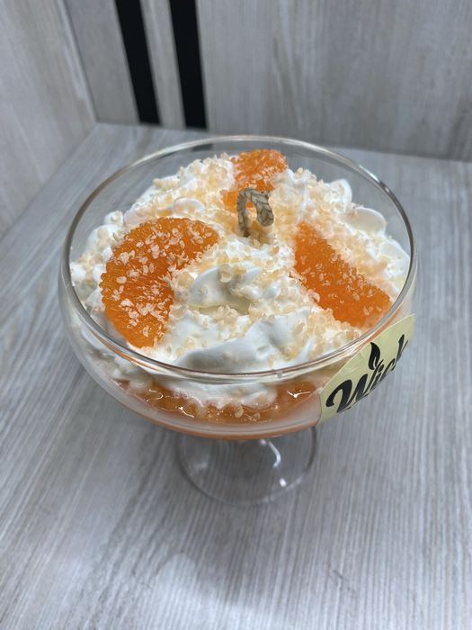 Свечи ручной работы. С ароматом клубники, шоколада, мандарина.