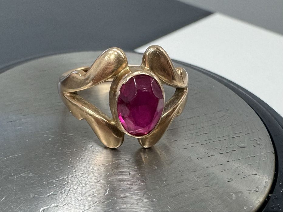 Кольцо золотое женское