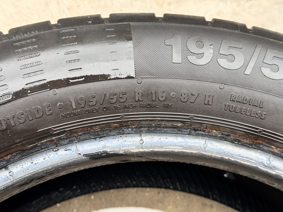 195/55/R16 Continental EcoContacr5 2бр летни dot1518