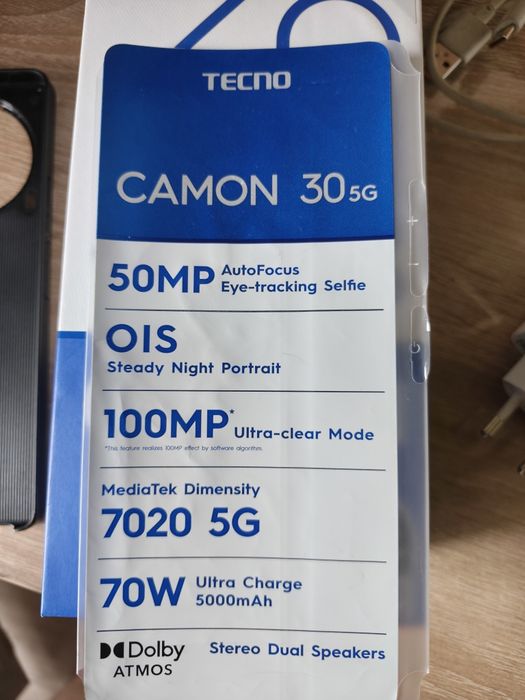 Продам телефон Tecno camon 30 5g