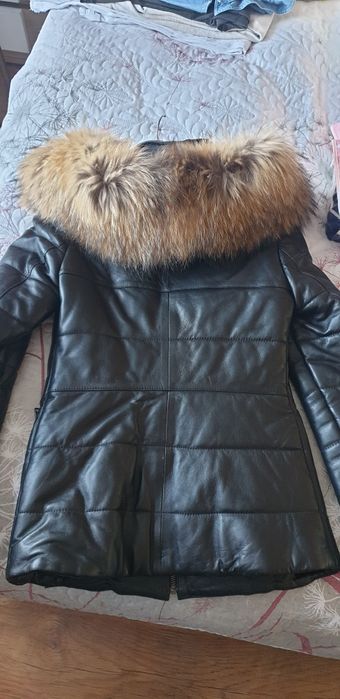 Ново яке естествена кожа,естествена яка