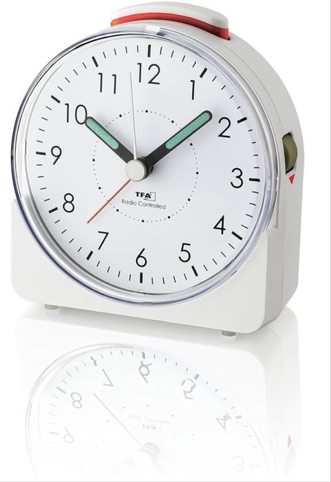 Ceas deșteptător radio analogic TFA Dostmann Sunrise
