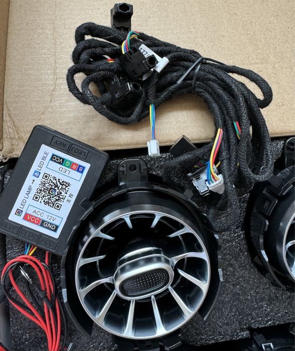 Grile ventilatie led lumina ambientala Mercedes Benz A CLA W177 W118