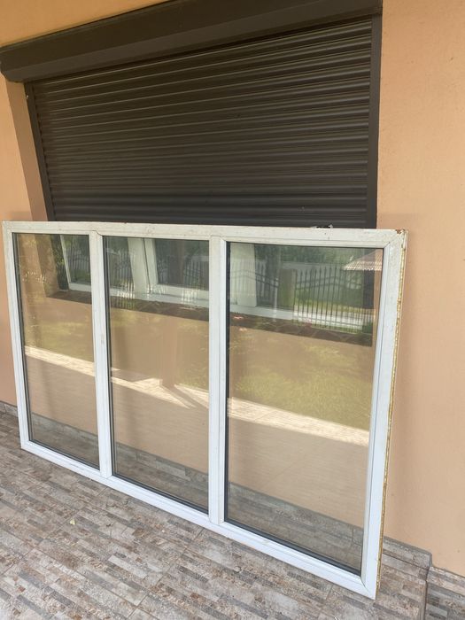 Fereastră termopan PVC alb – 208 x 133 cm