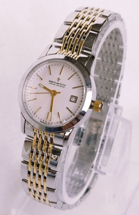 Ceas de damă Dreyfuss & Co 1890 DLB00005/02, Quartz, 2 tonuri argintiu