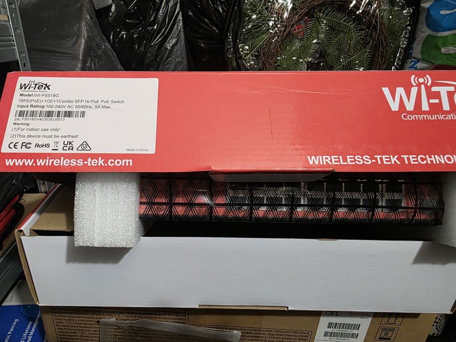 ПОЕ суич WI-PS518G 16FE