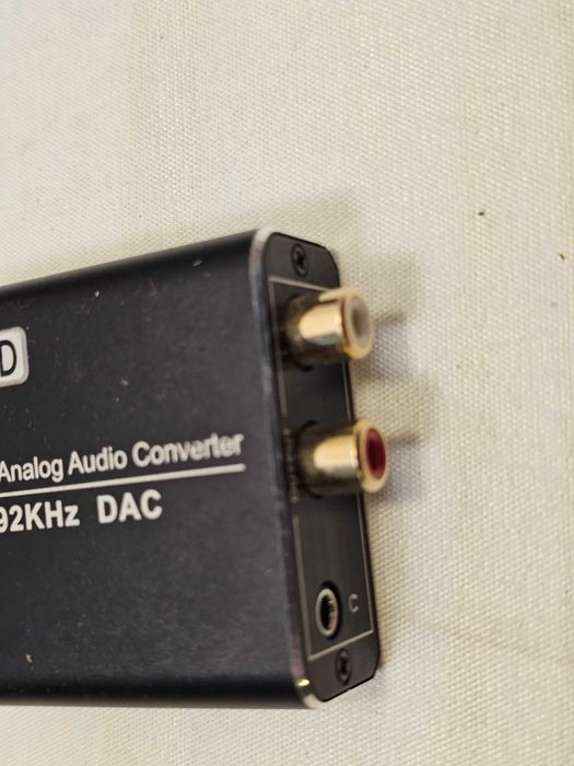 Convertor Audio Digital la Analog (DAC) TEAMPD 192kHz - Optic / Coaxial la RCA