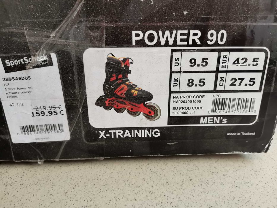 Ролери skate devisio  K2 X-TRAINING for men