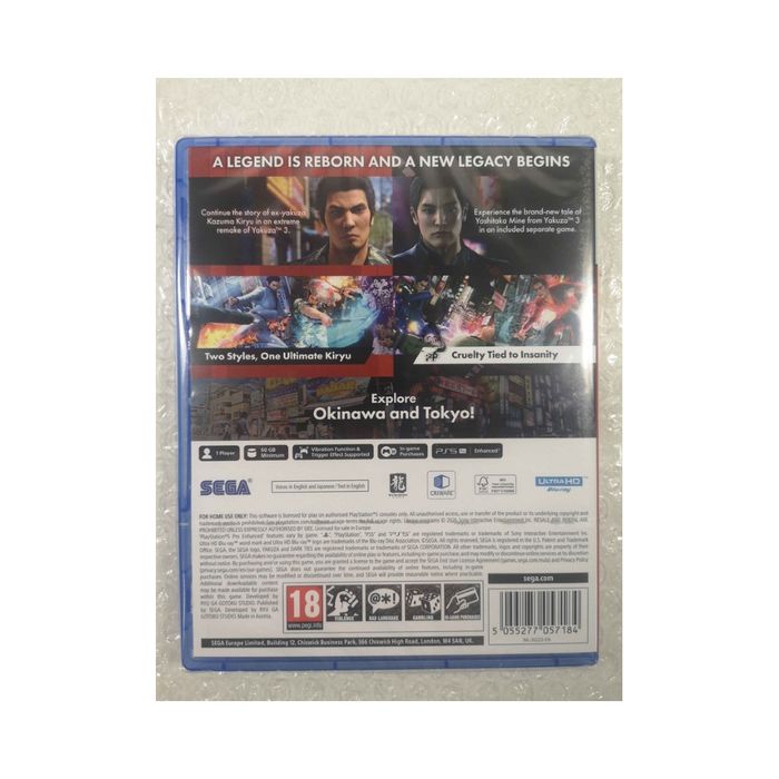 Yakuza Kiwami 3 & Dark Ties PS5 Nou Sigilat