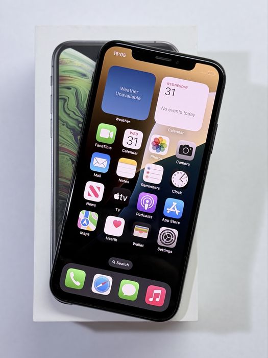iPhone XS Black 92% battery