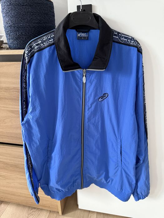 Geaca ASICS Retro Windbreaker Albastru Barbati | Marime L