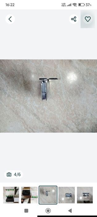 Продам  петли для стеклянной двери новые