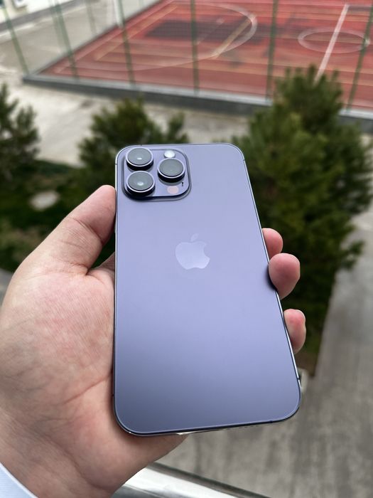 iPhone 14 pro max 128 gb dual sim + e sim purple 80% yemkost zd/a