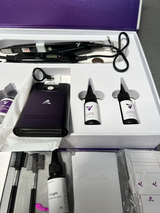 Комплект за екстеншъни / удължаване на коса V-Light Hair Extension Machine Set