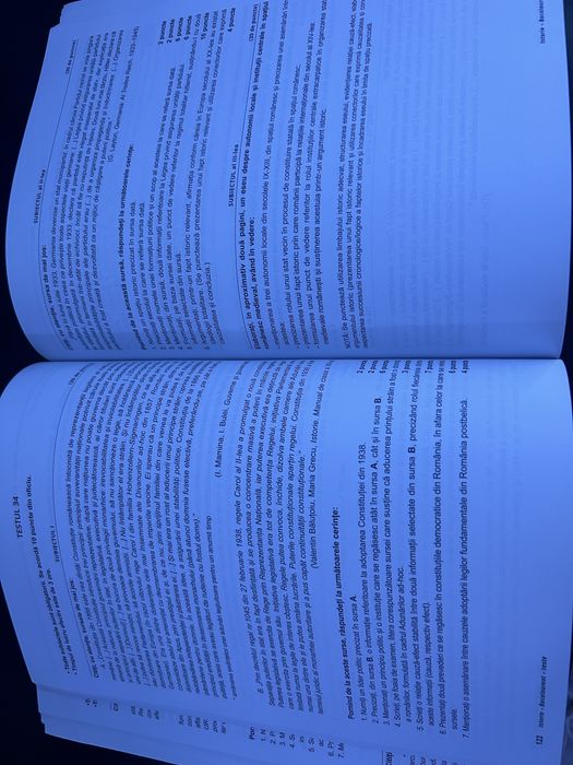 Carte de teste istorie Bac