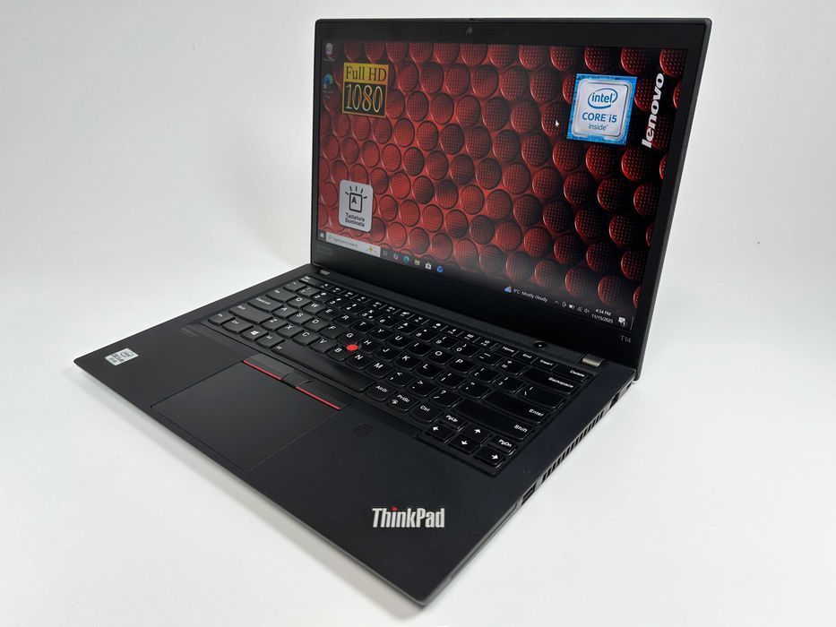 Laptop Lenovo Thinkpad T14 G1 Intel i5-10310 16 gb ram 128 gb ssd Ecran 14 inch Full HD Design Slim Gama business Windows 11 Factura si Garantie 1 an