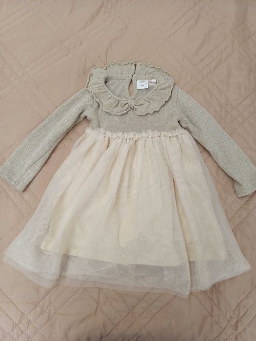 Красива  рокля с тюл ZARA 110 cm