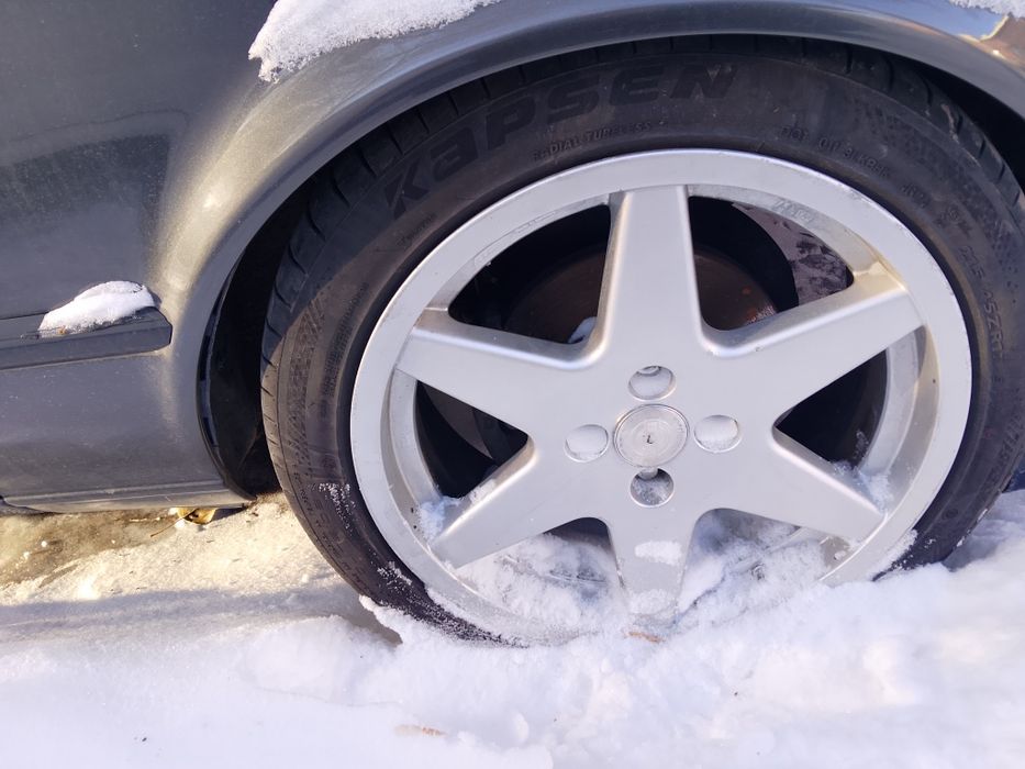 Диски r17 4×100 ej 7.5 с резиной